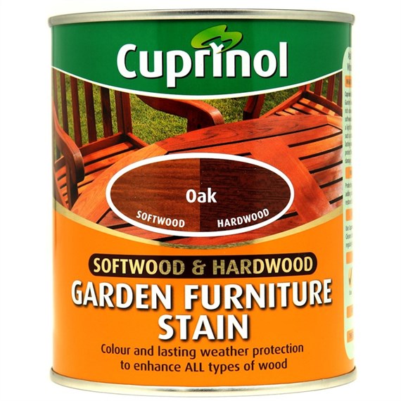 Cuprinol Softwood & Hardwood Garden Furniture Stain - Oak 750ml (5158525)