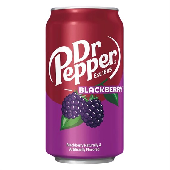 Dr Pepper Blackberry 355ml American Import Soft Drink