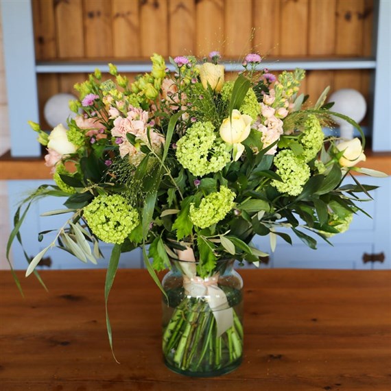 Pastel Supreme Hand Tied Floral Bouquet