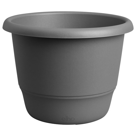 Elho Amiga Round 40cm Plant Pot Anthracite (1462904042500)