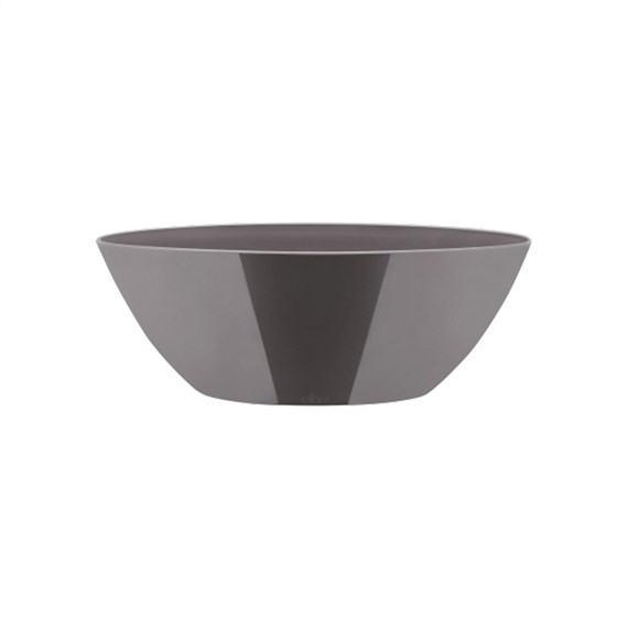 Elho Brussels Diamond Oval Plant Pot - 20cm - Oyster Pearl (8151032040500)