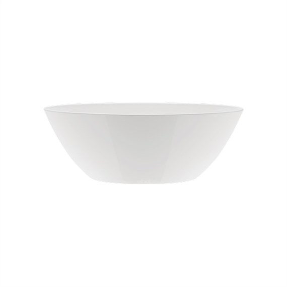 Elho Brussels Diamond Oval Plant Pot - 36cm - White (8151333615000)