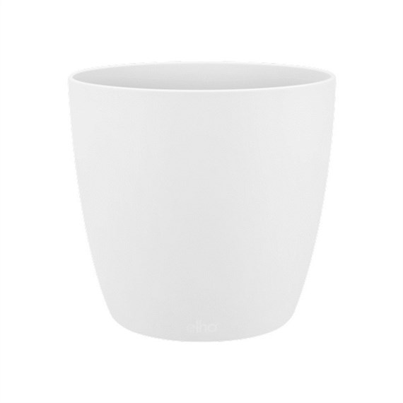 Elho Brussels Round Mini Plant Pot - 12.5cm - White (5641121315000)