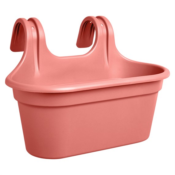 Elho Easyday Joy Easyfix Duo Balcony Box 35cm Coral (1101912)