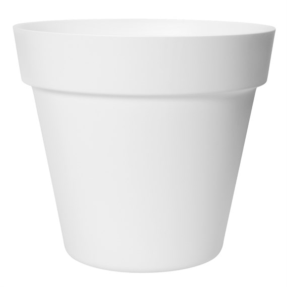 Elho Easyday Smile Straight Flower Pot 40cm White (1100228)