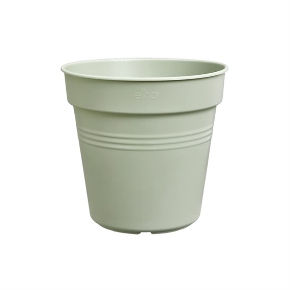 Elho Green Basics Growpot 11cm Plant Pot Stone Green (6811011136700)