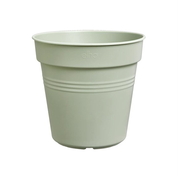 Elho Green Basics Growpot 15cm Plant Pot Stone Green (6811411536700)