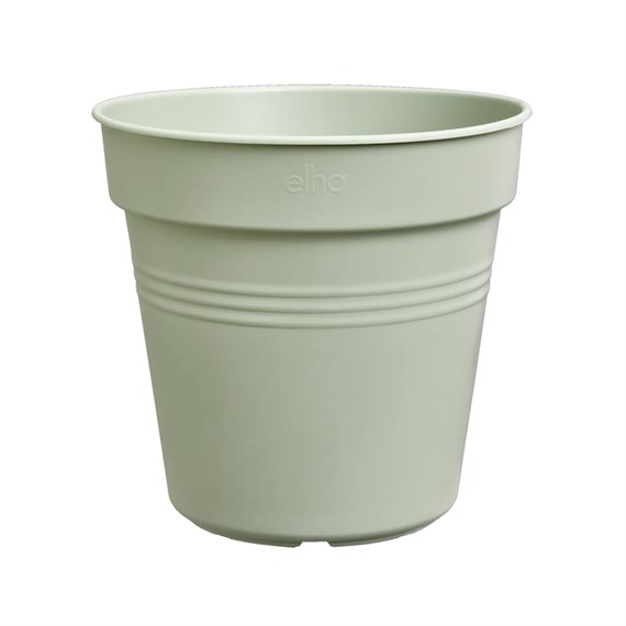Elho Green Basics Growpot 19cm Plant Pot Stone Green (6811711936700)
