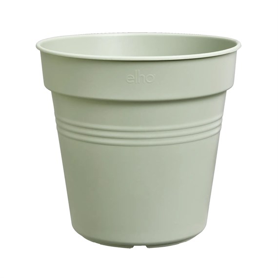 Elho Green Basics Growpot 21cm Plant Pot Stone Green (6811912136700)