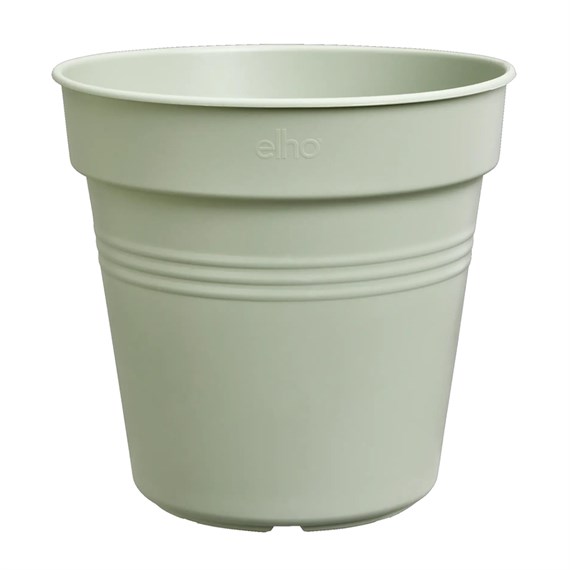 Elho Green Basics Growpot 27cm Plant Pot Stone Green (6812412736700)