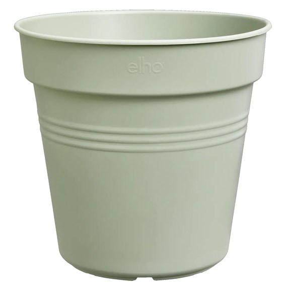 Elho Green Basics Growpot 40cm Plant Pot Stone Green (6813714036700)