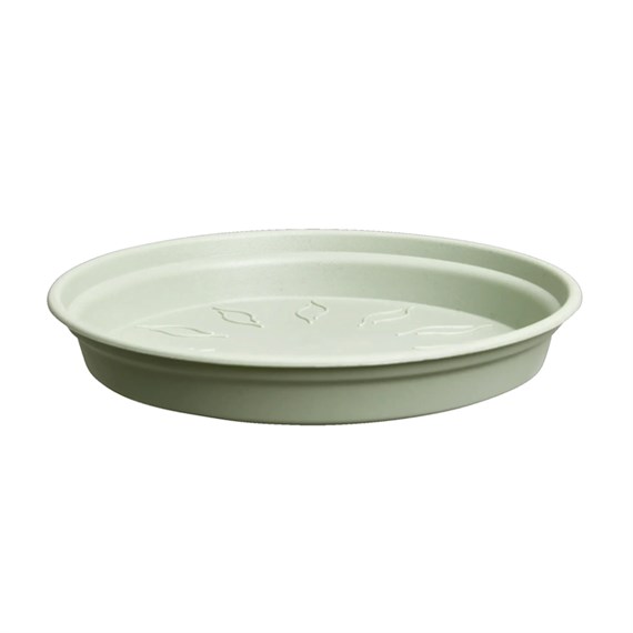 Elho Green Basics Plant Pot Saucer 10cm Stone Green (6990221036700)
