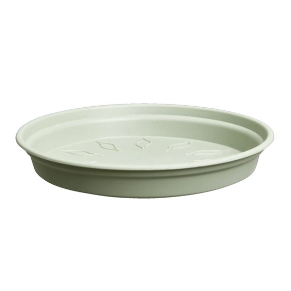 Elho Green Basics Plant Pot Saucer 17cm Stone Green (6990221736700)