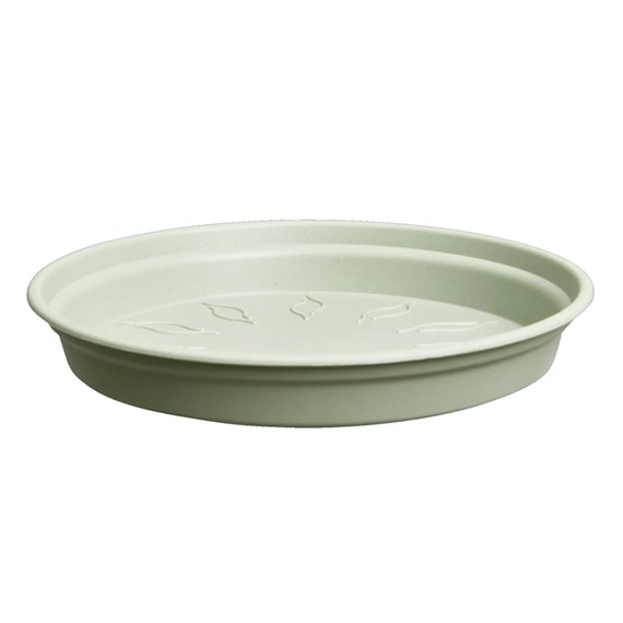 Elho Green Basics Plant Pot Saucer 22cm Stone Green (6990322236700)