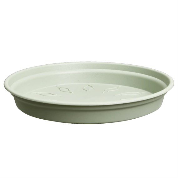 Elho Green Basics Plant Pot Saucer 29cm Stone Green (6990422936700)