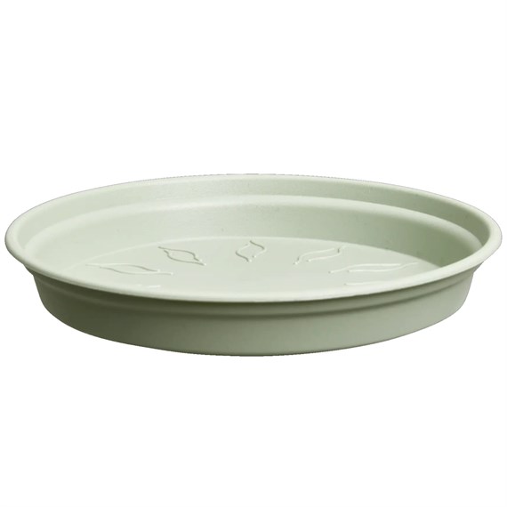 Elho Green Basics Plant Pot Saucer 34cm Stone Green (6990523436700)
