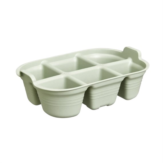 Elho Green Basics Seed Tray 22cm Stone Green (6870702236700)