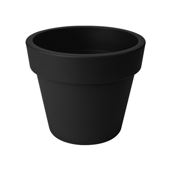 Elho Green Basics Top Planter Pot - 30cm - Living Black (7612503043300)