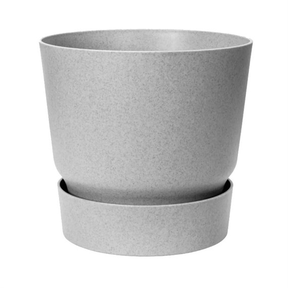 Elho Greenville Round 16cm Living Concrete Plant Pot (3041501643100)