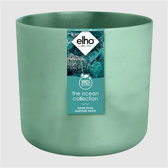 Elho Ocean Collection Round 18cm Pacific Green Plant Pot