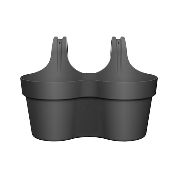 Elho Paris Balcony Hanger Duo Anthracite Plant Pot (1004630)