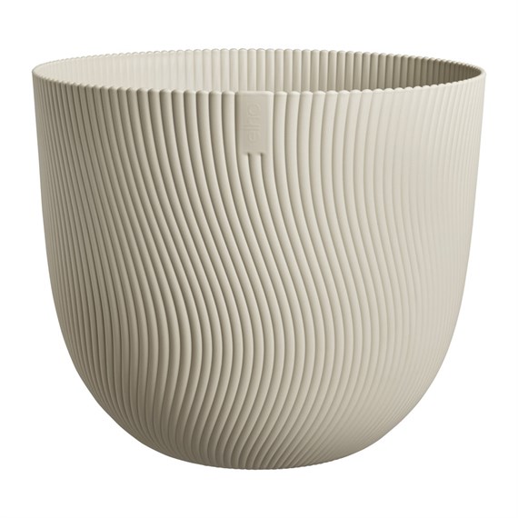 Elho Sereh Round 30cm Plant Pot Mushroom Beige (3202503045700)