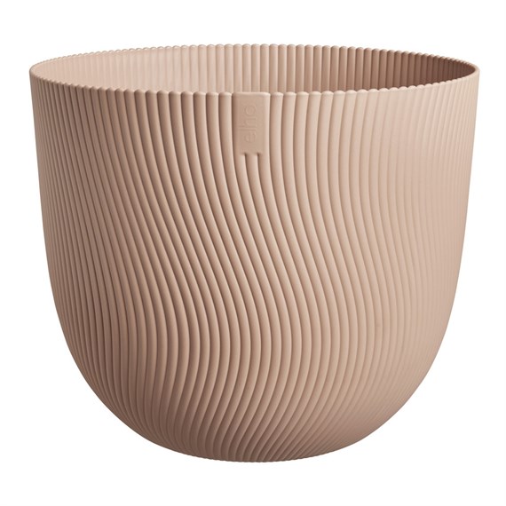 Elho Sereh Round 40cm Plant Pot Cool Clay (3203304040200)