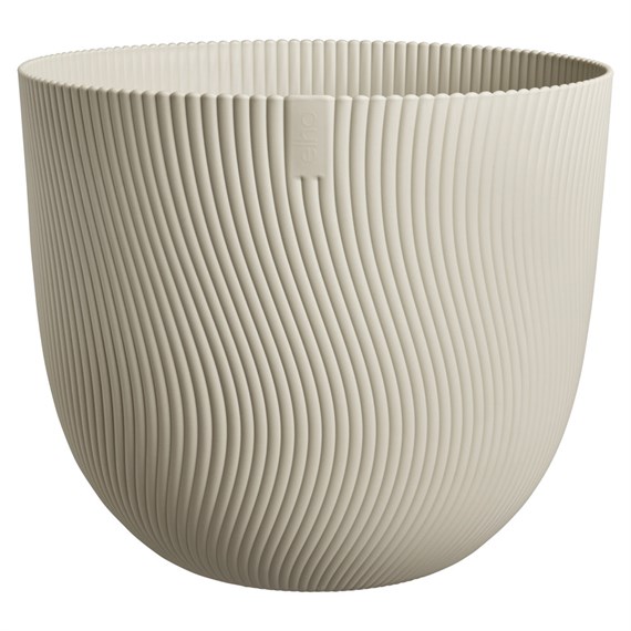 Elho Sereh Round 47cm Plant Pot Mushroom Beige (3204004745700)