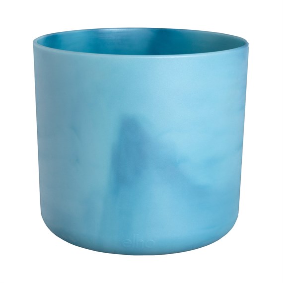 Elho The Ocean Collection Round 22cm Plant Pot Atlantic Blue (2122102228300)