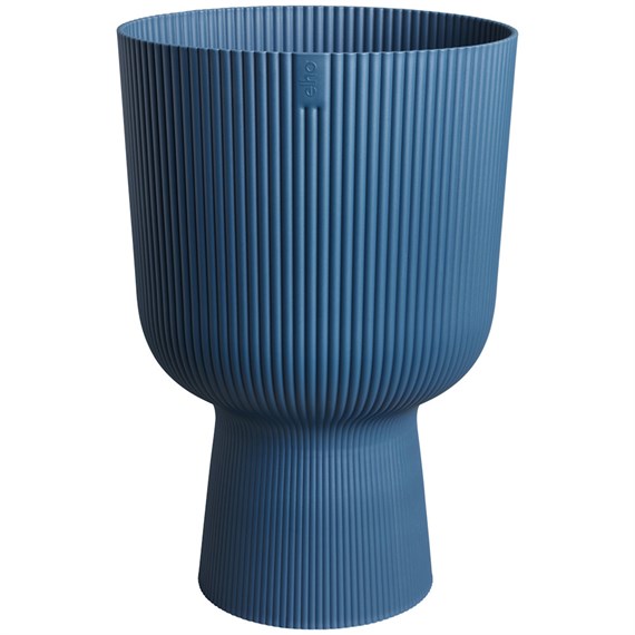 Elho Vibes Fold Coupe 30cm Plant Pot Deep Blue (2904503029400)