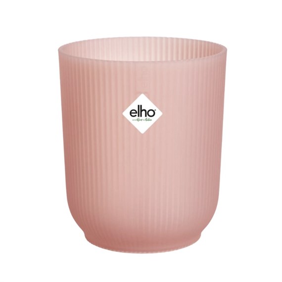 Elho Vibes Fold Orchid High 12.5cm Frosted Pink Plant Pot (2781501310100)