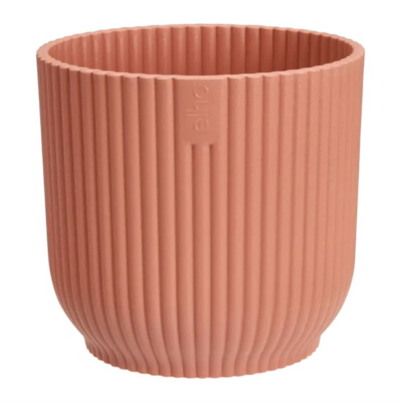 Elho Vibes Fold Round Mini 9cm Delicate Pink Plant Pot (2828700918100)