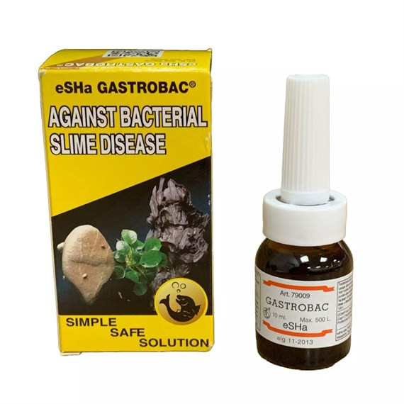 eSHA Gastropex 10ml Against Bacterial Slime Disease Aquatic Fish Tank Treatment