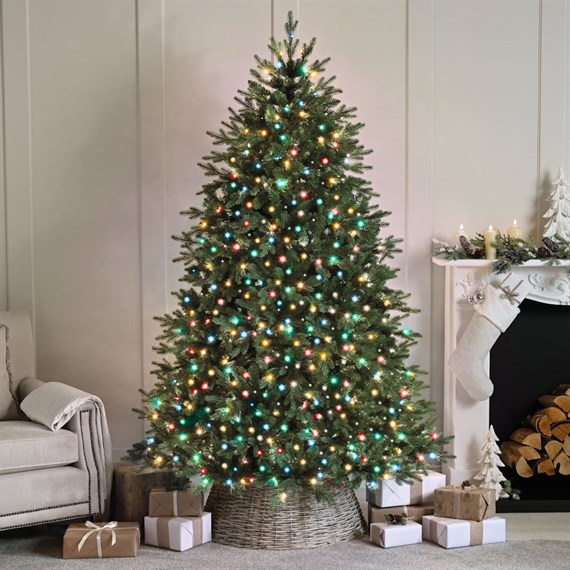 Festive 1000 LED Compact Christmas String Lights - Multi Colour (P057457)