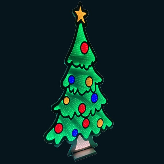 Festive 120cm Infinity Light Up Christmas Tree Decoration (P051504)