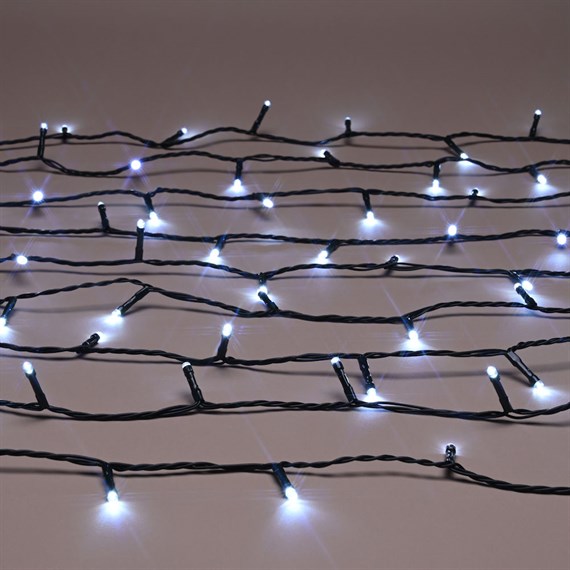 Festive 500 LED Christmas String Lights - White (P057409)