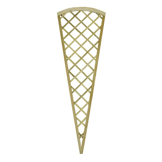 Forest Garden Wooden Hidcote Fan Lattice - 180 X 61cm (RFFL06)