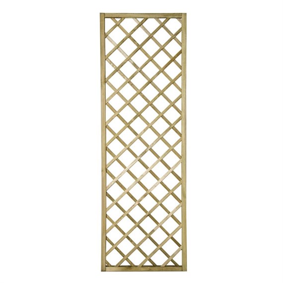 Forest Garden Wooden Hidcote Lattice - 180 X 60cm (RFL06)