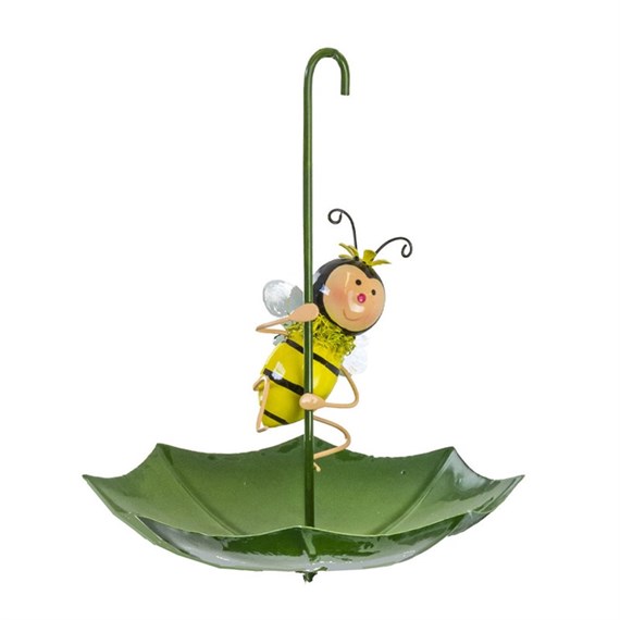 Fountasia Bee Umbrella Luvlies Hanging Bird Feeder (93940)