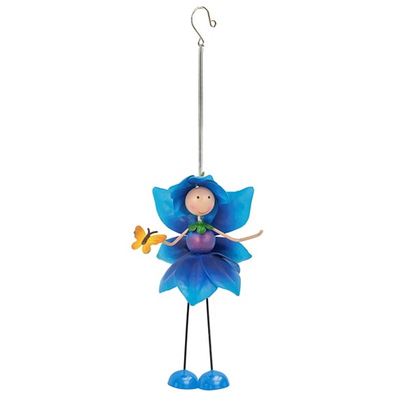 Fountasia Fairy Tinkle Toes Hanging Garden Chime - Phoebe Forget-me-not (390029)
