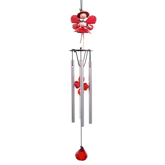 Fountasia Mini Fairy Hanging Wind Chimes - Poppy (390074)