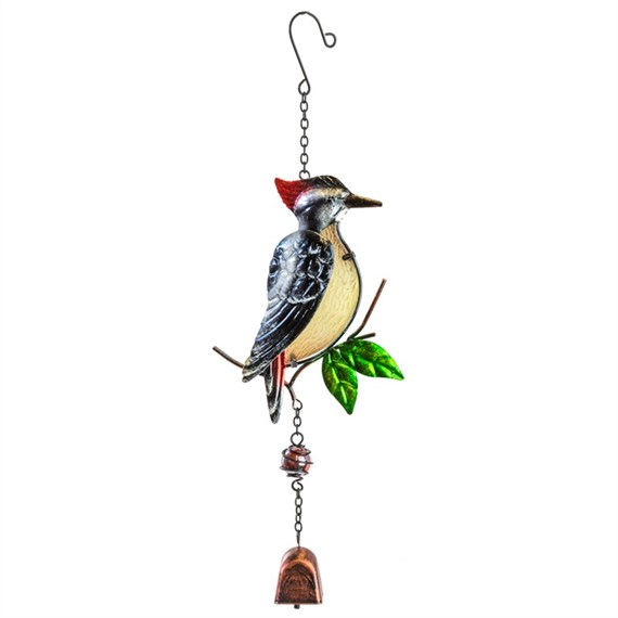 Fountasia Musical Ornament - Woodpecker Hanging Bell (35072)