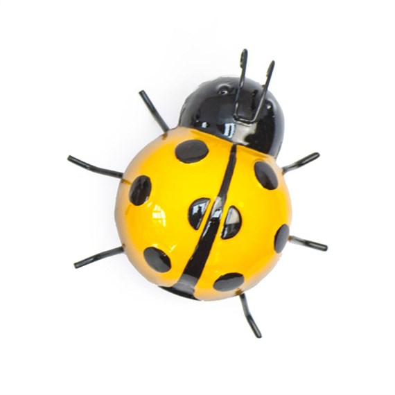 Fountasia Wall Art - Ladybird Small - Yellow (93610)