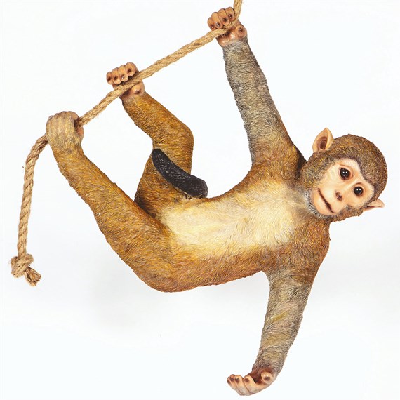Garden Creations 38cm Climbing Macaque Resin Garden Ornament (VM2986900)