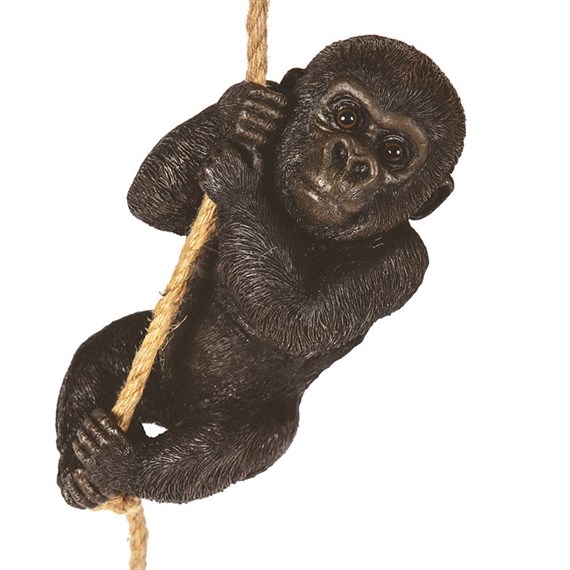 Garden Creations Climbing Baby Gorilla Garden Ornament (VM2998700)