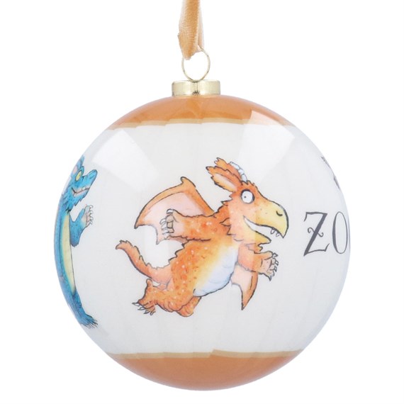 Gisela Graham Christmas Zog Christmas Bauble Tree Decoration (10895)