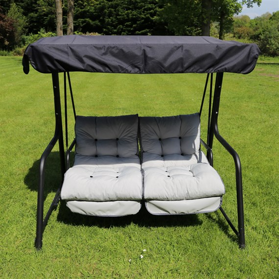 Glendale Dark Grey Vienna 2 Seat Outdoor Garden Hammock (LONG02)