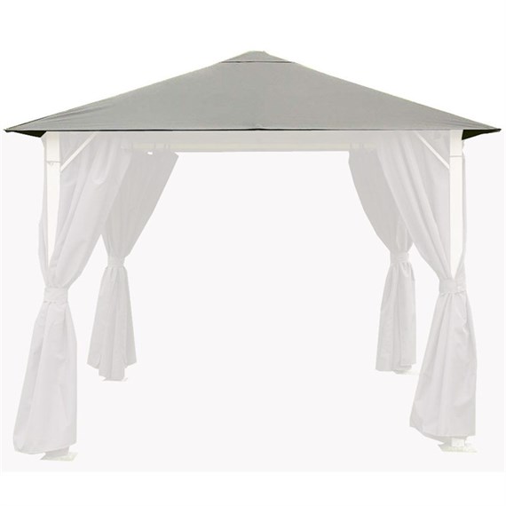 Glendale Vintage Gazebo 3x3m Canopy Replacement - Grey (GL1316)