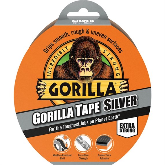 Gorilla Tape 48mm x 32 metre Silver (765578)