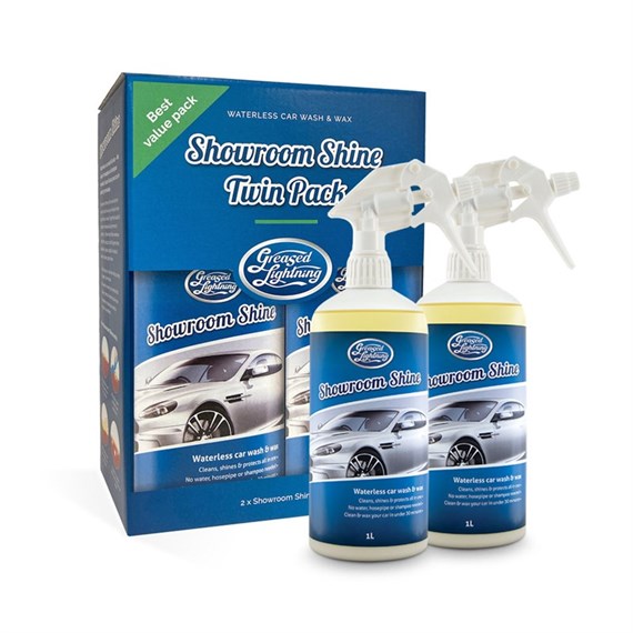 Greased Lightning 1 Litre Showroom Shine Twin Pack (R003)